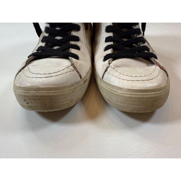 Shu Shop Roxanne White & Glitter High-Top Sneakers Size 8.5 - Picture 3 of 10